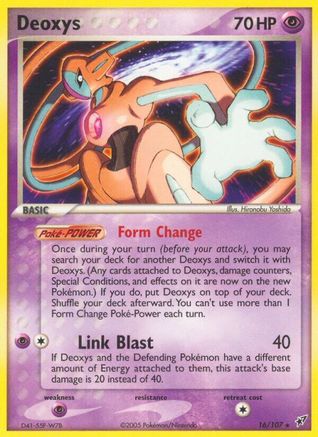 Deoxys (Normal Forme) (16/107) [Deoxys] Normal - Rare