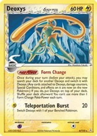 Deoxys (Delta Species - Speed Forme) (6/110) [Holon Phantoms] Holofoil - Holo Rare