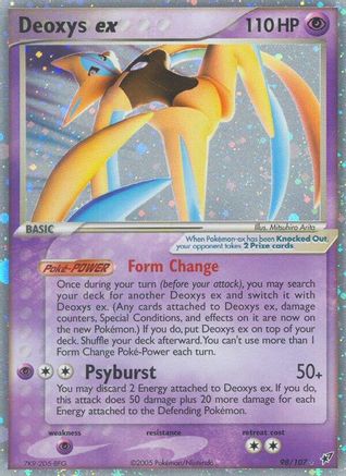 Deoxys ex (Attack Forme) (98/107) [Deoxys] Normal - Ultra Rare