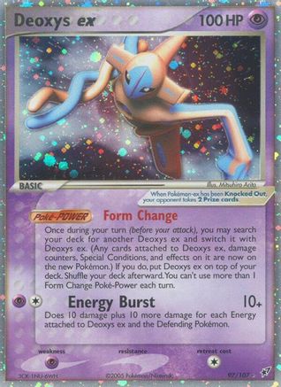 Deoxys ex (Normal Forme) (97/107) [Deoxys] Normal - Ultra Rare