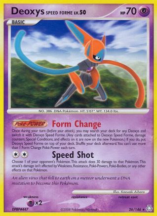 Deoxys Speed Forme (26/146) [Legends Awakened] Normal - Rare