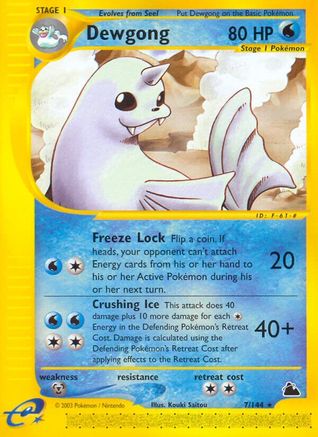 Dewgong (7/144) [Skyridge] Normal - Rare