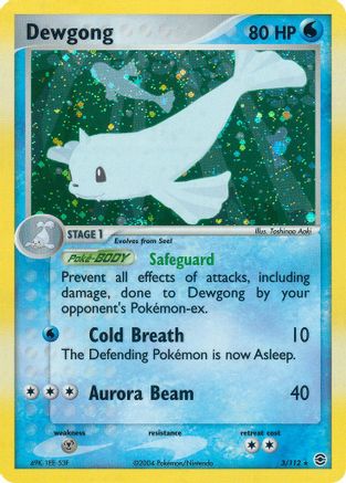 Dewgong (3/112) [FireRed & LeafGreen] Holofoil - Holo Rare