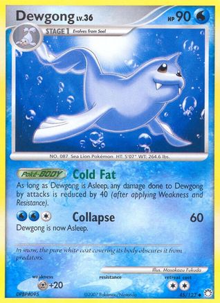 Dewgong (045/123) [Mysterious Treasures] Reverse Holofoil - Uncommon