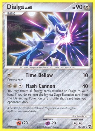 Dialga (16/106) [Great Encounters] Reverse Holofoil - Rare