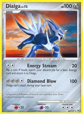 Dialga (23/127) [Platinum] Reverse Holofoil - Rare