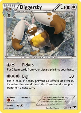 Diggersby (112/146) [XY Base Set] Normal - Uncommon