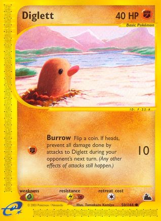 Diglett (50/144) [Skyridge] Normal - Common