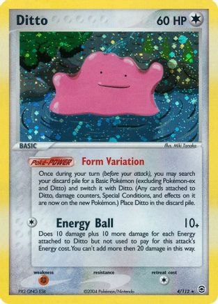 Ditto (4/112) [FireRed & LeafGreen] Reverse Holofoil - Holo Rare