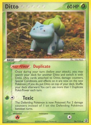 Ditto (Bulbasaur) (036/113) [Delta Species] Normal - Uncommon