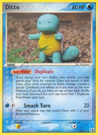 Ditto (Squirtle) (040/113) [Delta Species] Normal - Uncommon