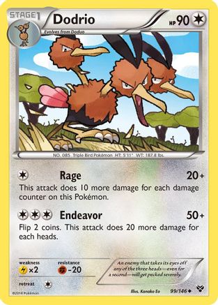 Dodrio (99/146) [XY Base Set] Normal - Uncommon
