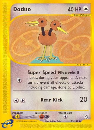 Doduo (073/147) [Aquapolis] Normal - Common
