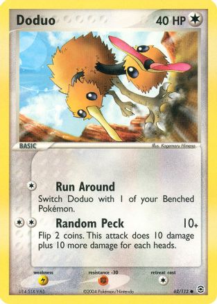 Doduo (62/112) [FireRed & LeafGreen] Normal - Common