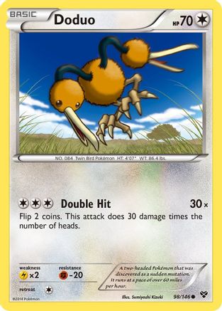 Doduo (98/146) [XY Base Set] Normal - Common