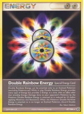 Double Rainbow Energy (87/106) [Emerald] Normal - Rare