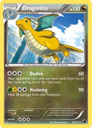 Dragonite (083/116) [Plasma Freeze] Reverse Holofoil - Holo Rare