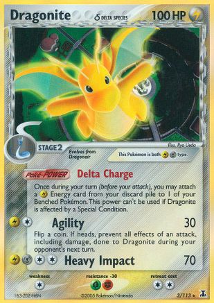 Dragonite (Delta Species) (003/113) [Delta Species] Holofoil - Holo Rare