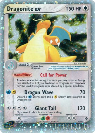 Dragonite ex (90/97) [Dragon] Holofoil - Ultra Rare