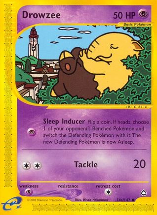 Drowzee (74a) (74a/147) [Aquapolis] Normal - Common