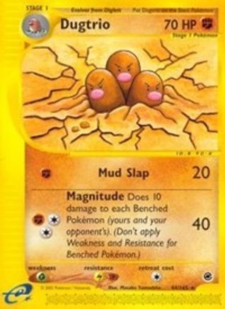 Dugtrio (44/165) [Expedition] Normal - Rare
