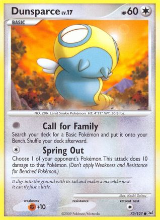 Dunsparce (73/127) [Platinum] Normal - Common
