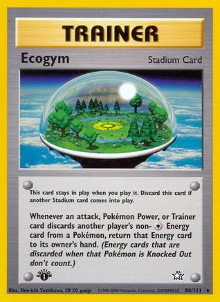 Ecogym (084/111) [Neo Genesis] 1st Edition - Rare