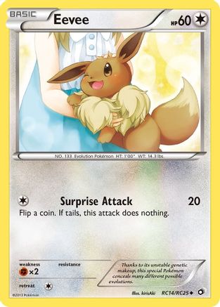 Eevee (RC14/113) [Legendary Treasures Radiant Collection] Holofoil - Uncommon