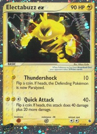 Electabuzz ex (97/109) [Ruby and Sapphire] Holofoil - Ultra Rare