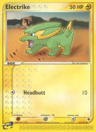 Electrike (52/109) [Ruby and Sapphire] Normal - Common