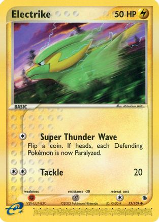 Electrike (053/109) [Ruby and Sapphire] Reverse Holofoil - Common