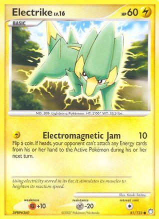Electrike (81/123) [Mysterious Treasures] Reverse Holofoil - Common