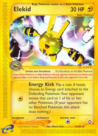 Elekid (9/147) [Aquapolis] Normal - Rare