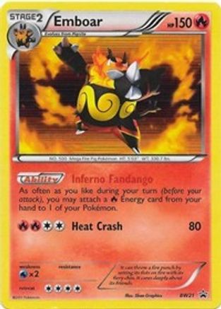 Emboar - BW21 (BW21/101) [Black and White Promos] Holofoil - Promo