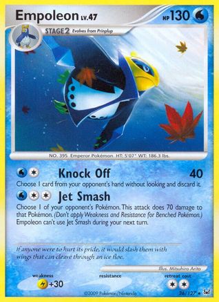 Empoleon (26/127) [Platinum] Normal - Rare