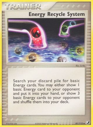 Energy Recycle System (81/115) [Unseen Forces] Reverse Holofoil - Uncommon