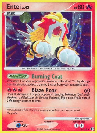 Entei (004/132) [Secret Wonders] Holofoil - Holo Rare