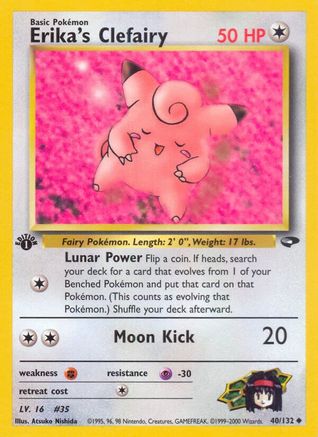 Erika's Clefairy (040/132) [Gym Challenge] 1st Edition - Uncommon