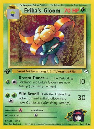 Erika's Gloom (046/132) [Gym Heroes] 1st Edition - Uncommon