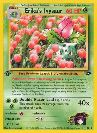 Erika's Ivysaur (041/132) [Gym Challenge] 1st Edition - Uncommon