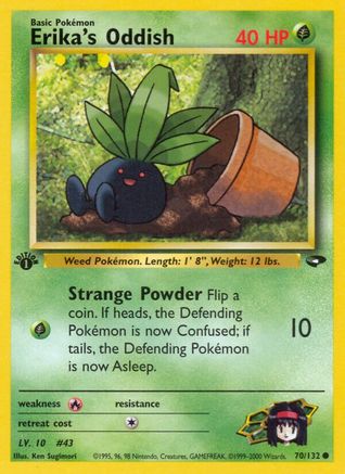 Erika's Oddish (070/132) [Gym Challenge] 1st Edition - Common
