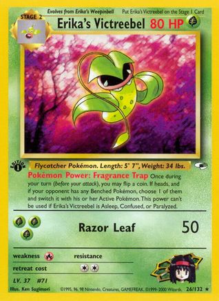 Erika's Victreebel (026/132) [Gym Heroes] 1st Edition - Rare