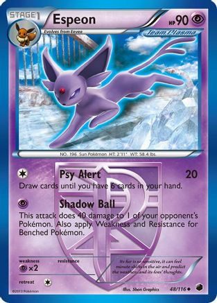 Espeon (Team Plasma) (048/116) [Plasma Freeze] Normal - Uncommon