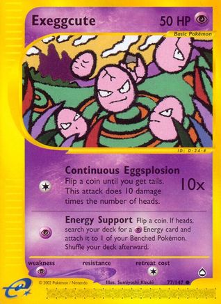Exeggcute (77/147) [Aquapolis] Normal - Common