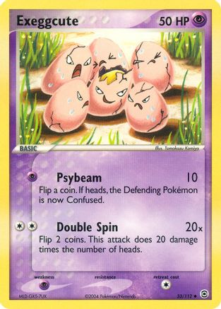 Exeggcute (33/112) [FireRed & LeafGreen] Normal - Uncommon