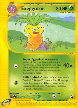 Exeggutor (12/147) [Aquapolis] Normal - Rare