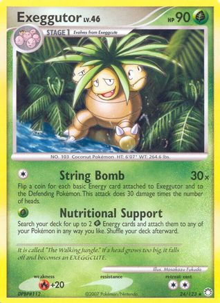 Exeggutor (24/123) [Mysterious Treasures] Normal - Rare