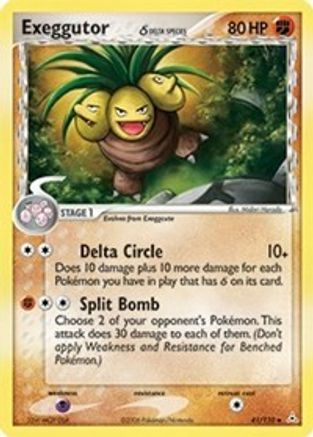 Exeggutor (Delta Species) (41/110) [Holon Phantoms] Reverse Holofoil - Uncommon