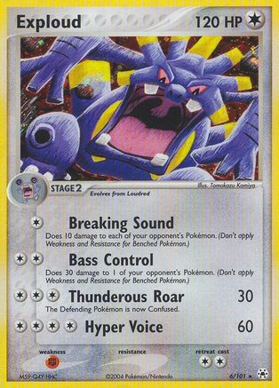 Exploud (6/101) [Hidden Legends] Reverse Holofoil - Holo Rare