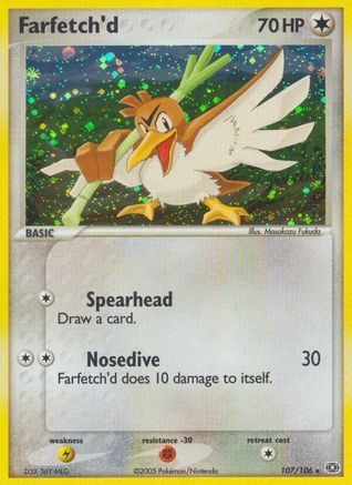 Farfetch'd (Secret Rare) (107/106) [Emerald] Normal - Secret Rare